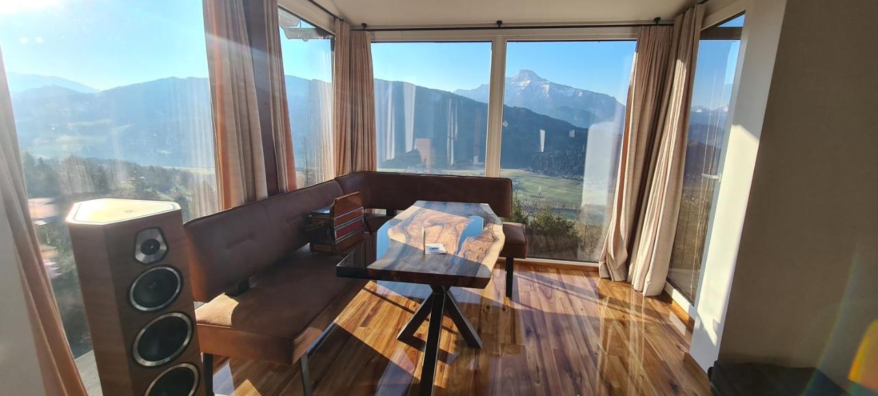 Ruhige Bergvilla In Alleinlage Am Mondsee Mit Seeblick Bergblick Und Whirlpool Innerschwand 外观 照片